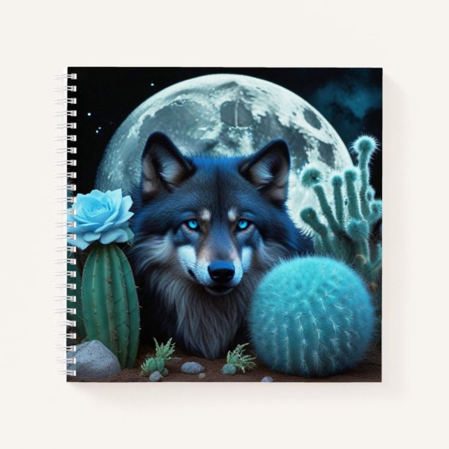 Wolf18: Notizbuch (Vorderseite)