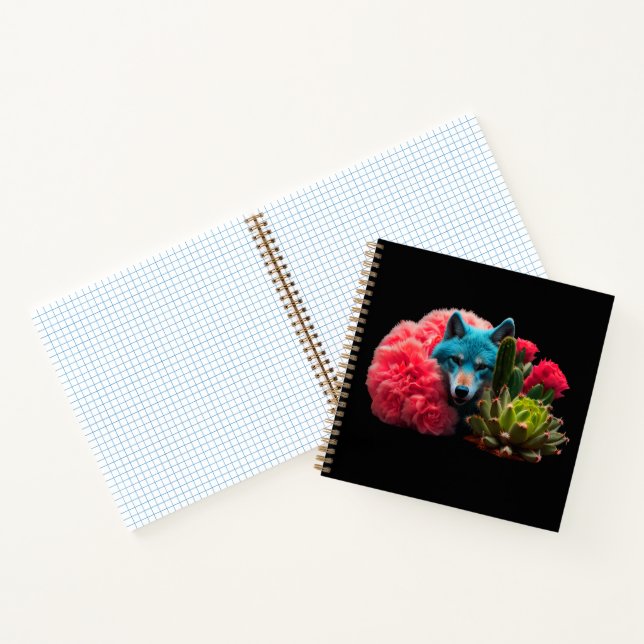 Wolf22: Notizbuch (Innenseite)