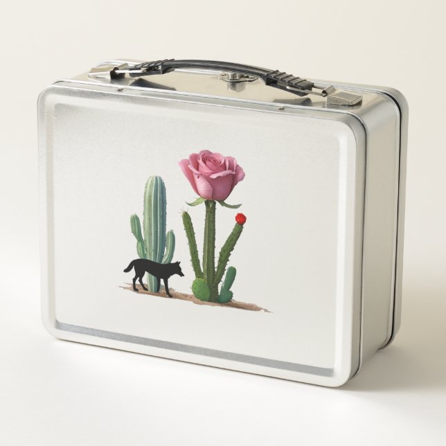 Wolf8 Metall Brotdose (Rückseite)