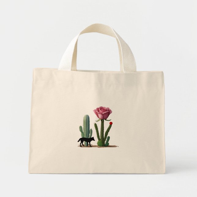 Wolf8: Mini Stoffbeutel (Vorne)