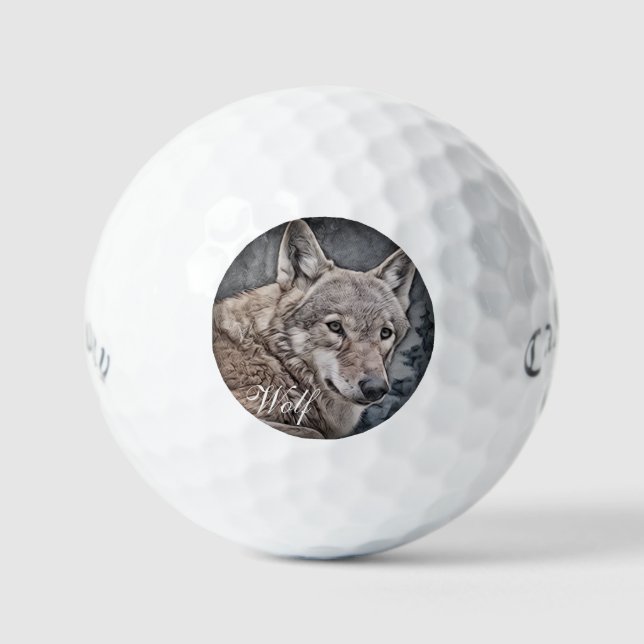 Wolf ゴルフボール golfball (Vorderseite)