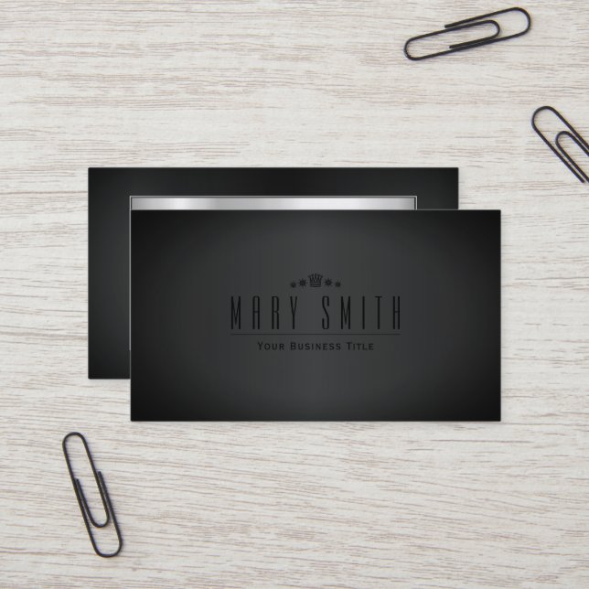 Wolf 名刺 visitenkarte (Vorderseite/Rückseite Beispiel)