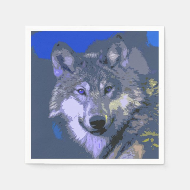 Wolf 037 serviette (Vorderseite)