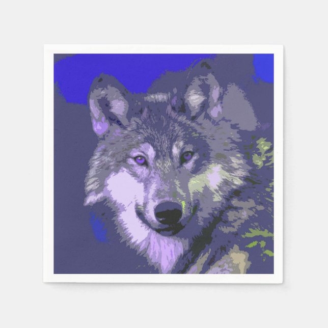 Wolf 039 serviette (Vorderseite)