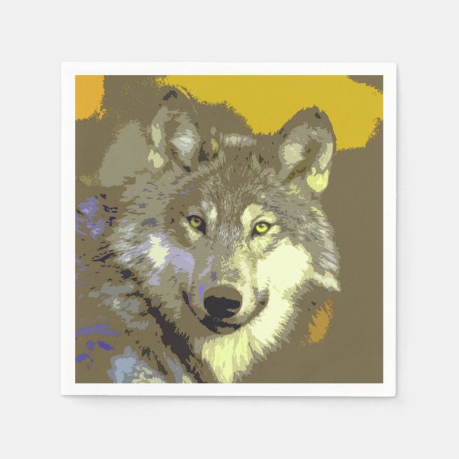 Wolf 044 serviette (Vorderseite)