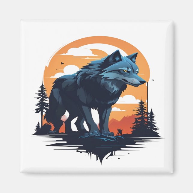 Wolf 06 magnet (Vorne)