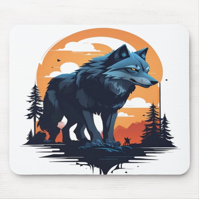 Wolf 06 mousepad (Vorne)