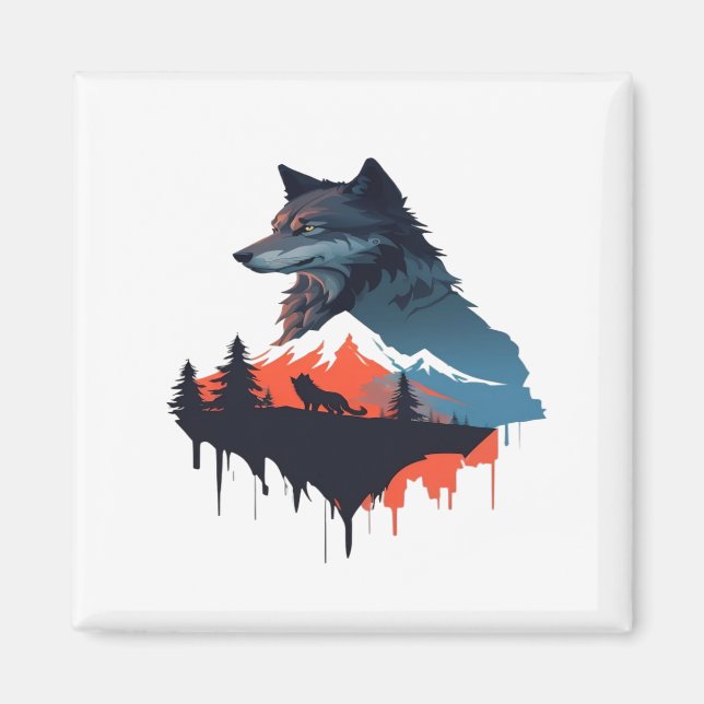 Wolf 07 magnet (Vorne)
