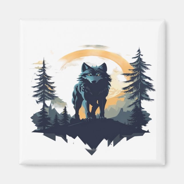 Wolf 08 magnet (Vorne)