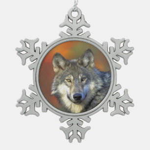 Wolf_2015_0302 Schneeflocken Zinn-Ornament