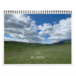 Wolf 2026, Wyoming Scenery Calendar Kalender