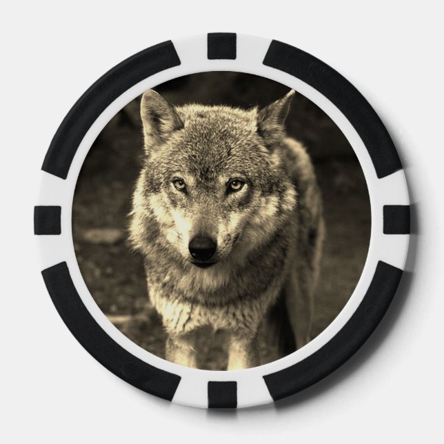 Wolf 215 pokerchips (Vorderseite)