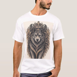 Wolf Abdruck T-Shirt