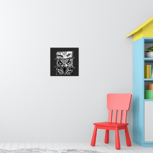 Wolf Adler Tiger Dreifaltigkeit Poster