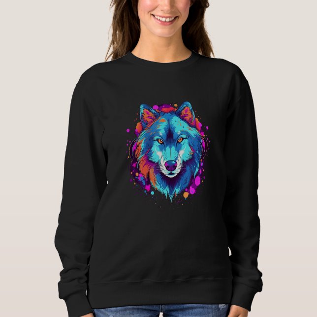 Wolf And Wolves Men Women Kids 25 Sweatshirt (Vorderseite)