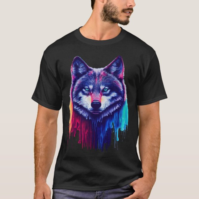 Wolf Animal for Wolf  Wolf Canis lupus wolfdog  1 T-Shirt (Vorderseite)