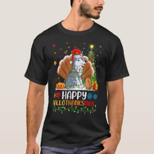 Wolf Animal Happy Wolf Hellothanksmas T-Shirt