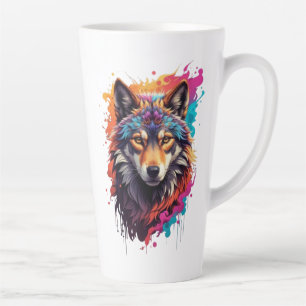 Wolf Animal Logo Design-87694 Milchtasse