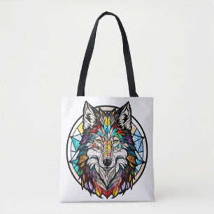 Wolf Animal Portrait Gestaltete Glass Wildlife For