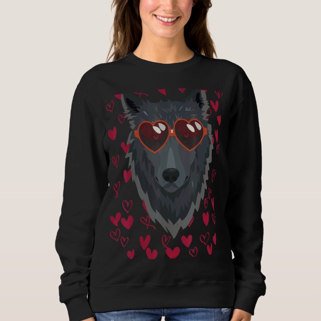 Wolf Animal Wolves Sweatshirt (Vorderseite)
