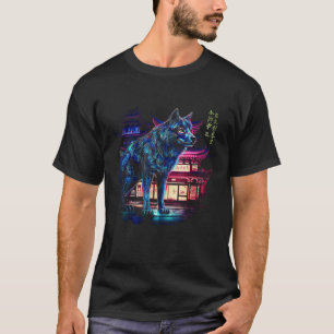 Wolf-Architektur China Kunst - Tiermotiv Wolf T-Shirt