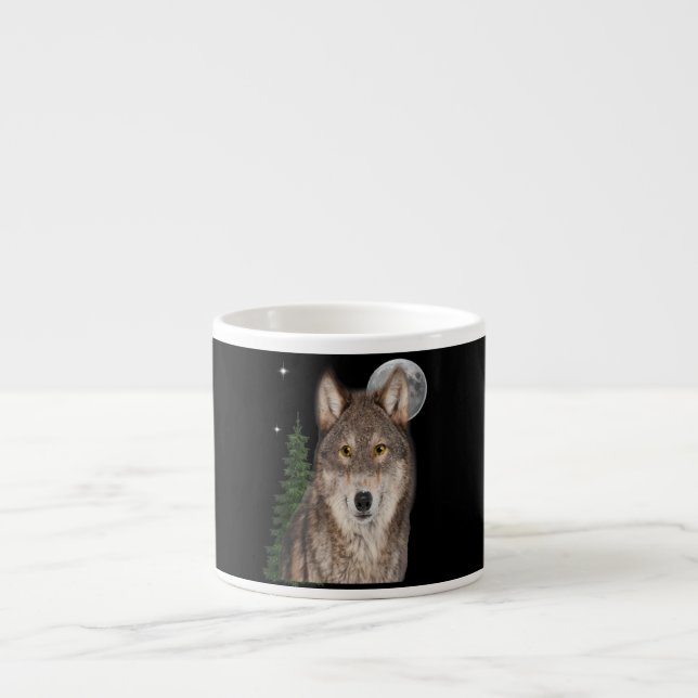 Wolf Art Espressotasse (Vorderseite)