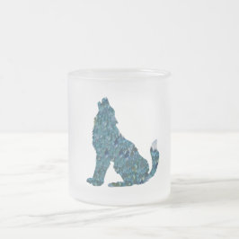 Wolf Art Glass Tasse