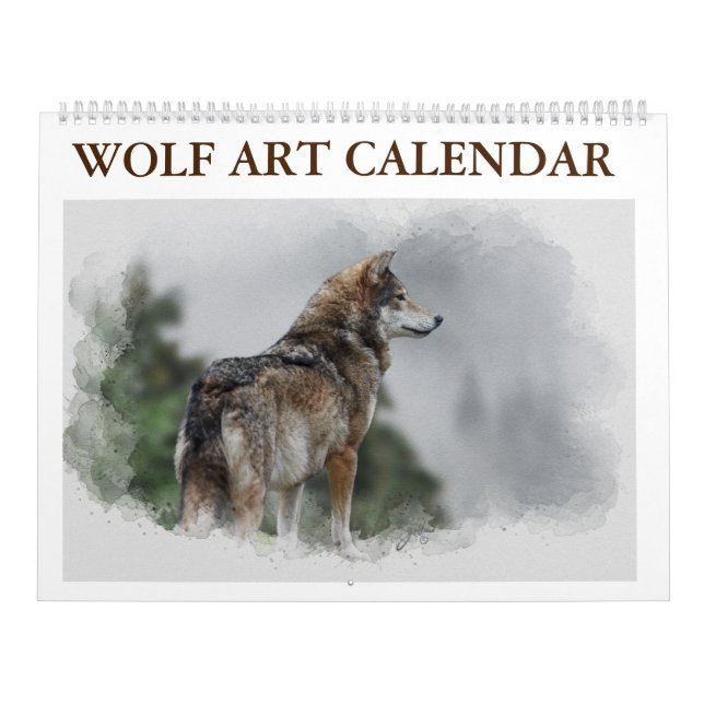 Wolf Art Kalender (Titelbild)