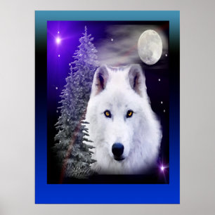 Wolf Art Poster