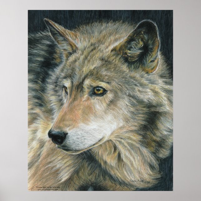 Wolf Art Poster (Vorne)