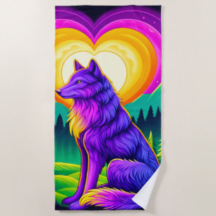 Wolf Art Strandtuch
