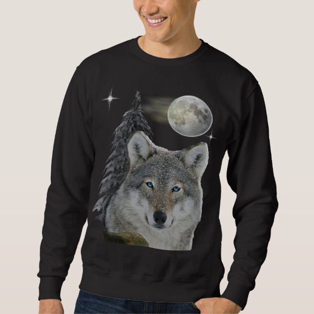 Wolf Art Sweatshirt (Vorderseite)