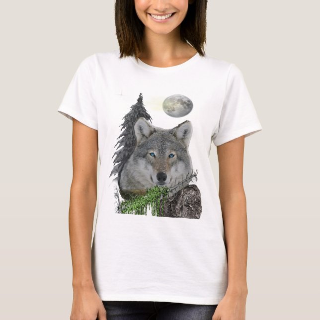 Wolf Art T-Shirt (Vorderseite)