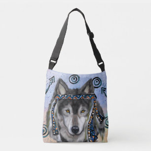 Wolf Art Tragetaschen Mit Langen Trägern