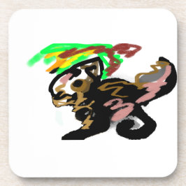 Wolf autumn joy getränkeuntersetzer