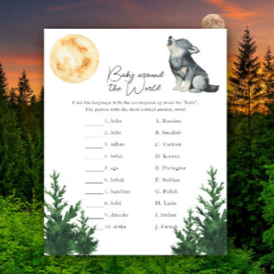 Wolf-Baby-Party - Baby-um-die-Welt-Spiel