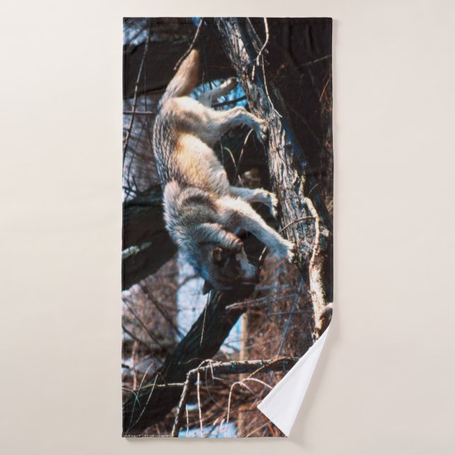 Wolf Badehandtuch (Badehandtuch)