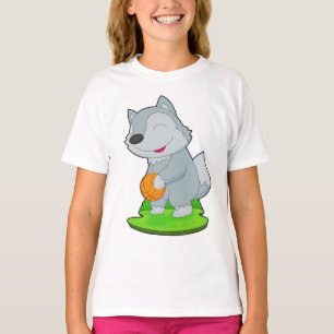 Wolf Basketball-Spieler Basketball T-Shirt