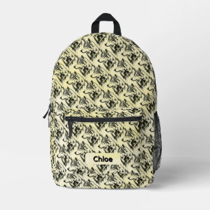 Wolf Bedruckter Rucksack