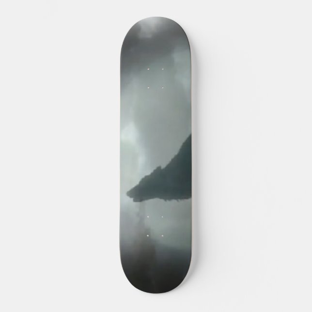 Wolf - besonders angefertigt skateboard (Vorderseite)