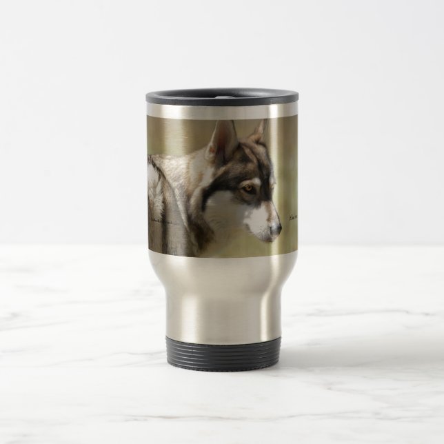 Wolf-beste Reise-Tasse überhaupt Reisebecher (Mittel)