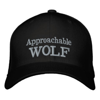 Wolf bestickt bestickte baseballkappe