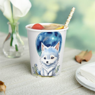 Wolf Birthday Pappbecher
