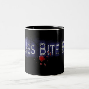 Wolf-Biss-Rückseiten-Kaffee-Tasse Zweifarbige Tasse