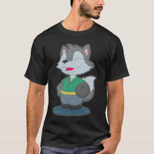 Wolf Bowling Bowlingkugel Sport T-Shirt