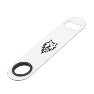 Wolf brüllt tribal speed flaschenöffner