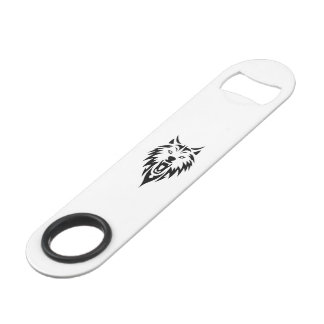 Wolf brüllt tribal speed flaschenöffner