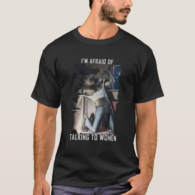 Wolf buchstäblich Me Werewolf Ripping Meme Al T-Shirt (Vorderseite)