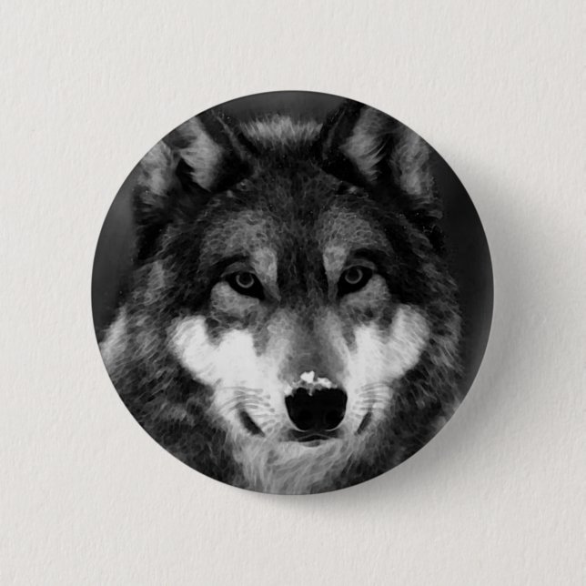 Wolf Button (Vorderseite)