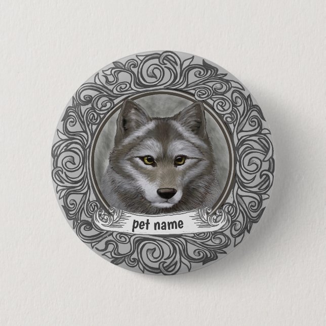 Wolf Button (Vorderseite)